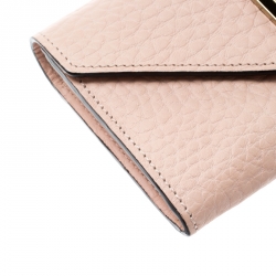 Pre Owned Chloe Blush Pink Leather Sally Wallet
