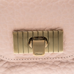 Pre Owned Chloe Blush Pink Leather Sally Wallet