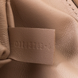 Pre Owned Chloe Beige Leather Elsie Clutch