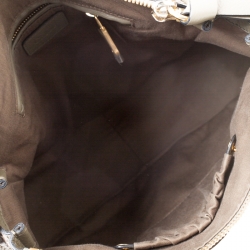 Pre Owned Chloe Olive Green Python Large Marcie Satchel