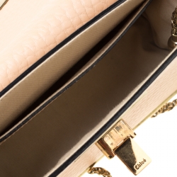 مملوكة مسبقًا Chloe Beige Leather Small Sally Shoulder Bag