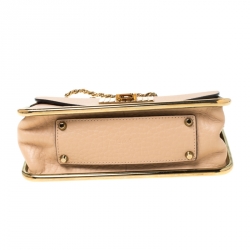 مملوكة مسبقًا Chloe Beige Leather Small Sally Shoulder Bag