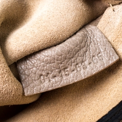 Pre Owned Chloe Grey Leather Mini Drew Shoulder Bag