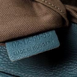 Pre Owned Chloe Ash Blue Leather Elsie Hobo