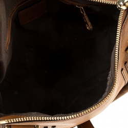 Pre Owned Chloe Tan Leather Medium Marcie Satchel