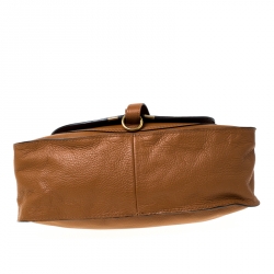 Pre Owned Chloe Tan Leather Medium Marcie Satchel