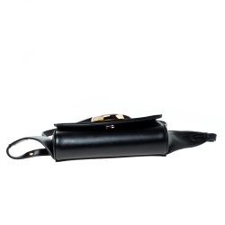 Chloe Black Leather and Suede C Belt Bag             