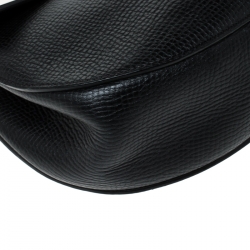 Pre Owned Chloe Black/Off White Leather Medium Drew Shoulder Bag