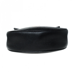 Pre Owned Chloe Black/Off White Leather Medium Drew Shoulder Bag