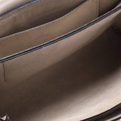 مملوكة مسبقًا Chloe Taupe Leather and Suede Small Faye Shoulder Bag