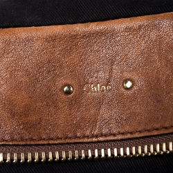 Pre Owned  Chloé Black Patent Leather Metal Flap Pocket Satchel