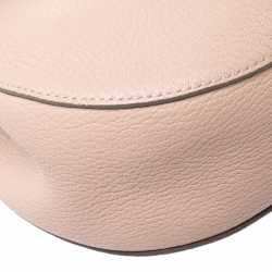 Pre Owned Chloe Nude Leather Medium Drew Shoulder Bag