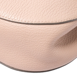 Pre Owned Chloe Nude Leather Medium Drew Shoulder Bag