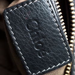 Pre Owned Chloe Black Leather Large Marcie Satchel