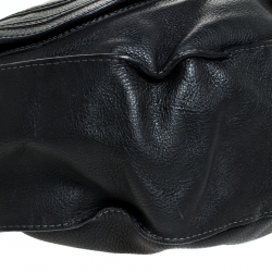 Pre Owned Chloe Black Leather Large Marcie Satchel