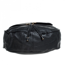 Pre Owned Chloe Black Leather Large Marcie Satchel