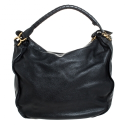 Pre Owned Chloe Black Leather Large Marcie Satchel