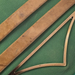 Pre Owned Chloe Green Leather and Python Limited Edition Clutch