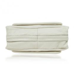 مملوكة مسبقًا Chloe White Leather Small Paraty Tote