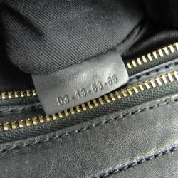 Pre Owned Chloe Ivory/Black Leather Alice Satchel