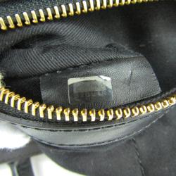 Pre Owned Chloe Ivory/Black Leather Alice Satchel