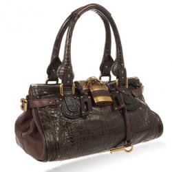 Chloe Croc Paddington Satchel