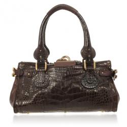 Chloe Croc Paddington Satchel