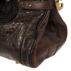 Chloe Croc Paddington Satchel