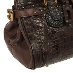 Chloe Croc Paddington Satchel