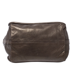 مملوكة مسبقًا Chloe Olive Green Leather Large Paraty Shopper Tote