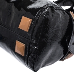 Pre Owned Chloe Black Patent Leather Audra Satchel