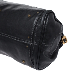 Pre Owned Chloe Black Leather Medium Paddington Satchel