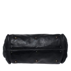 Pre Owned Chloe Black Leather Medium Paddington Satchel