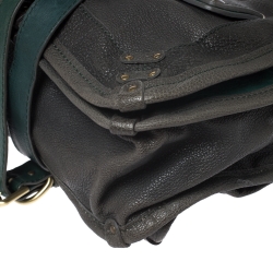 Pre Owned Chloe Olive Green Leather Satchel