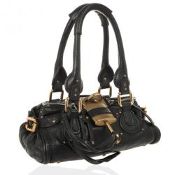 Pre Owned Chloe Black Mini Paddington Bag