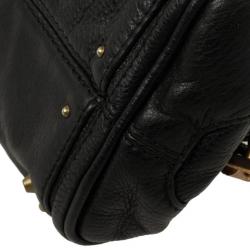 Pre Owned Chloe Black Mini Paddington Bag