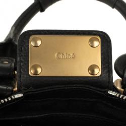 Pre Owned Chloe Black Mini Paddington Bag