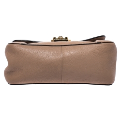 Pre Owned Chloe Beige Leather Medium Elsie Shoulder Bag