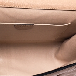 Pre Owned Chloe Beige Leather Medium Elsie Shoulder Bag