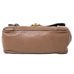 Pre Owned Chloe Brown Leather Medium Elsie Shoulder Bag