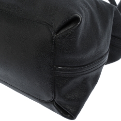 Pre Owned Chloe Black Leather Large Elsie Satchel 