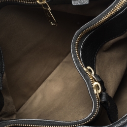 Pre Owned Chloe Black Leather Large Elsie Satchel 