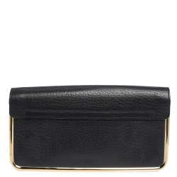Pre Owned Chloe Black Leather Sally Clutch