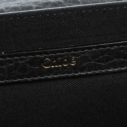 Pre Owned Chloe Black Leather Sally Clutch