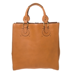 Pre Owned Chloe Tan Leather Pure Paddington Tote