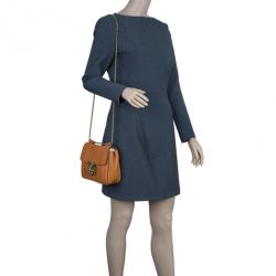 Pre Owned حقيبة كلوي ميني إلسي جلد بني كروس