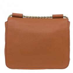 Pre Owned حقيبة كلوي ميني إلسي جلد بني كروس