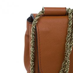 Pre Owned حقيبة كلوي ميني إلسي جلد بني كروس