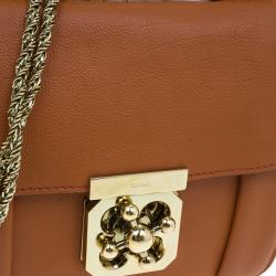 Pre Owned حقيبة كلوي ميني إلسي جلد بني كروس