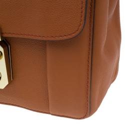 Pre Owned حقيبة كلوي ميني إلسي جلد بني كروس